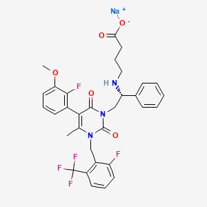 Elagolix sodium