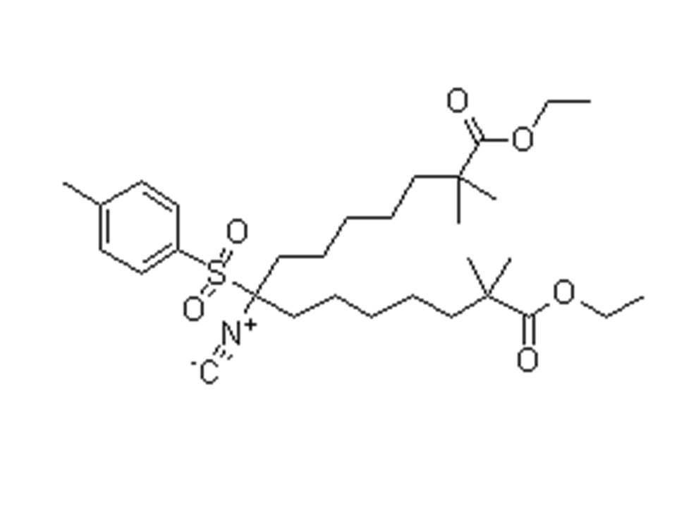 8-Isocyano-2,2,14,14-tetramethyl-8-(4-tolylsulfonyl)pentadecanedioic acid diethyl ester