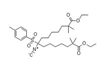 8-Isocyano-2,2,14,14-tetramethyl-8-(4-tolylsulfonyl)pentadecanedioic acid diethyl ester
