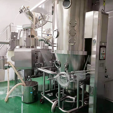 Multifunctional food chemical pharmaceutical powder granules making machine Boiling Spraying Granula