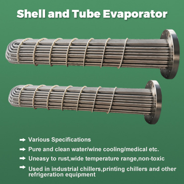 Custom Seamlesss Stainless Steel 304 Shell & Tube Heat Exchanger