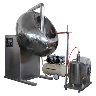 Pharmaceutical Pill Candy Tablet Film Coating Machine Automatic Peanut Coating Pan Machine