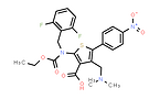 2-((2,6-difluorobenzyl) (ethoxycarbonyl) amino) -4-((dimethylamino) methyl) -5- (4-nitrophenyl) thio