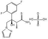 (2R,3R)-3-(2,5-Difluorophenyl) -3-hydroxy-2-methyl-4-(1H-1,2, 4-triazol-1-yl)thiobutyramide sulfate
