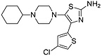 4-(4-chlorothiophen-2-yl)-5 -(4-cyclohexylpiperazin-1-y l)thiazol-2-amine