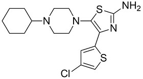 4-(4-chlorothiophen-2-yl)-5 -(4-cyclohexylpiperazin-1-y l)thiazol-2-amine