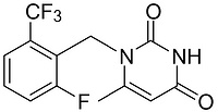1-[2-fluoro-6-(trifluorometh yl)benzyl]-6-methylpyrimidi ne-2,4(1H,3H)-dione