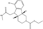 (4aS,9bR)-Ethyl 6-bromo-5-(2-(methylamino)-2- oxoethyl)-3,4,4a,5-tetrahydro-1 H-pyrido[4,3-b]indole-