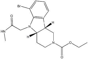 (4aS,9bR)-Ethyl 6-bromo-5-(2-(methylamino)-2- oxoethyl)-3,4,4a,5-tetrahydro-1 H-pyrido[4,3-b]indole-