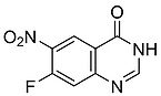 7-Fluoro-6-nitro-4-hydroxyquin azoline