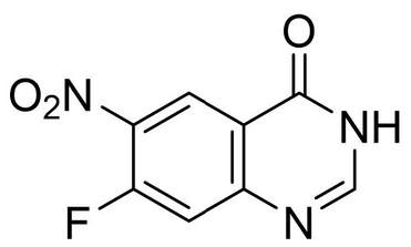 7-Fluoro-6-nitro-4-hydroxyquin azoline