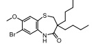 7-bromo-3,3-dibutyl-8-methoxy-2,3- dihydrobenzo[b][1,4]thiazepin-4(5H )-one