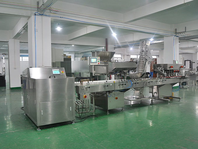 Automatic capsule and tablet counting production line  