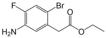 Ethyl 2-(5-amino-2-bromo-4-fluorop henyl)acetate