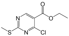 Ethyl 4-chloro-2-methylthio-5-pyrim idinecarboxylate