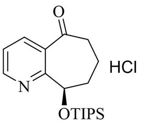 (R)-9-((triisopropylsilyl)oxy)-6, 7,8,9-tetrahydro-5H-cyclohepta [b]pyridin-5-one hydrochloride