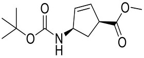 (1S,4R)-methyl 4-(Boc-amino)cyclopent-2-enecar boxylate