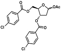 1-O-acetyl-3,5-di-O-(4-chlorobenzoyl)-2-deoxy-Dribofuranose