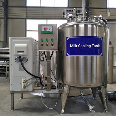 Factory Price Stainless Steel 304 316l Milk Chiller Dairy Processing Machines Milk Cooler Tank