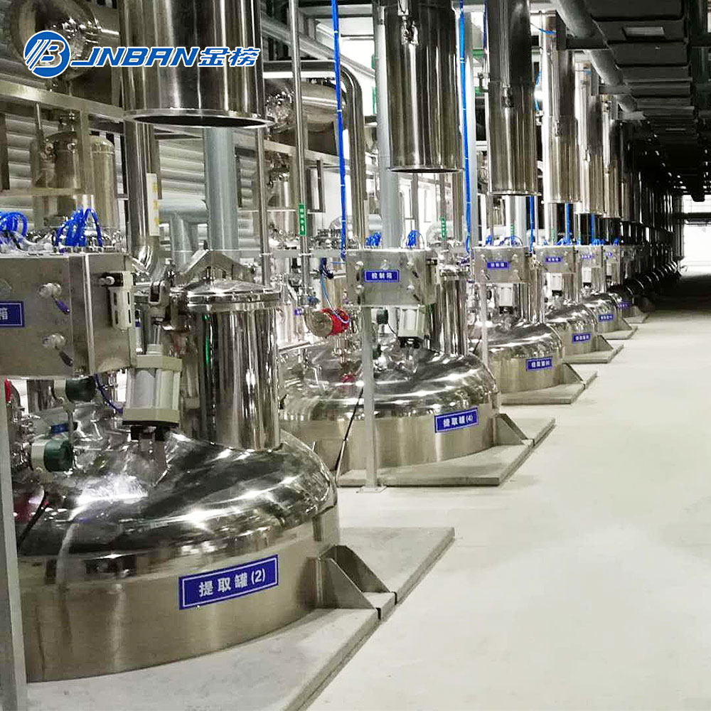 Sanitary Stainless steel Low temperature vacuum traditional Chinese medicine extractor machines  