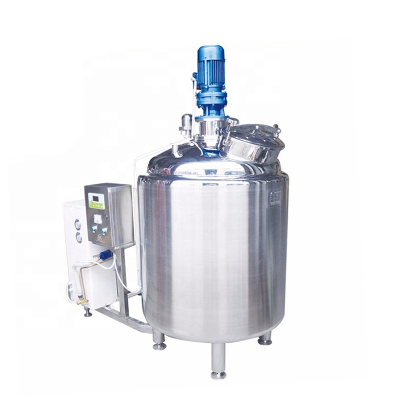 Factory Price Stainless Steel 304 316l Milk Chiller Dairy Processing Machines Milk Cooler Tank