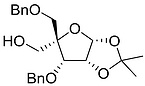 1,2-O-(1-methylethylidene)-4-C- [(phenylmethoxy)methyl]-3-O-(phenylmethyl)-β-LLyxofuranose