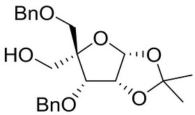 1,2-O-(1-methylethylidene)-4-C- [(phenylmethoxy)methyl]-3-O-(phenylmethyl)-β-LLyxofuranose