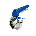 Stainless Steel DIN Sanitary Thread Butterfly Valve