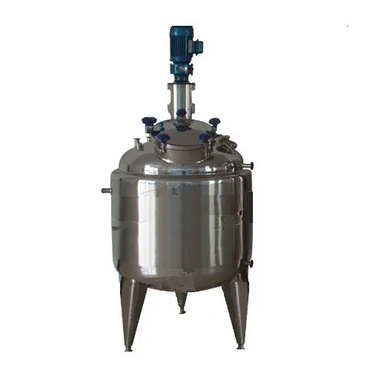 Steam heating stirred vessel mixer chemical jacketed reactor