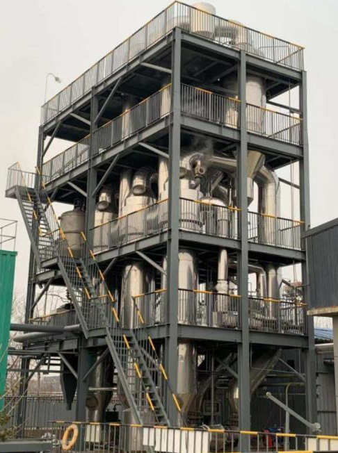high efficient factory price vacuum falling film Evaporator Evaporation Crystallizer Waste Water Tre  