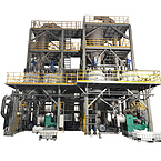 Evaporation Crystallizer Waste Water Treatment industrial mvr falling film evaporator system