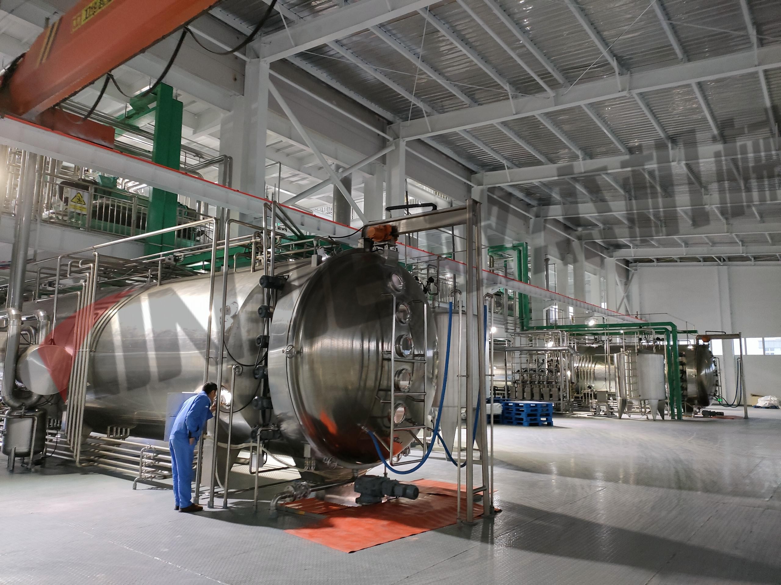 Vacuum chamber concentrate fruit juice powder food dryer  