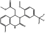 2-(8-fluoro-3-(2-methoxy-5-(trifluoromethyl)phenyl)-2-oxo-1,2,3,4-tetrahydroquinazolin-4-yl)aceticac