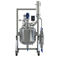 JNBAN 100L 200L 500L stirred vessel mixer chemical jacketed reactor stainless steel Industrial React