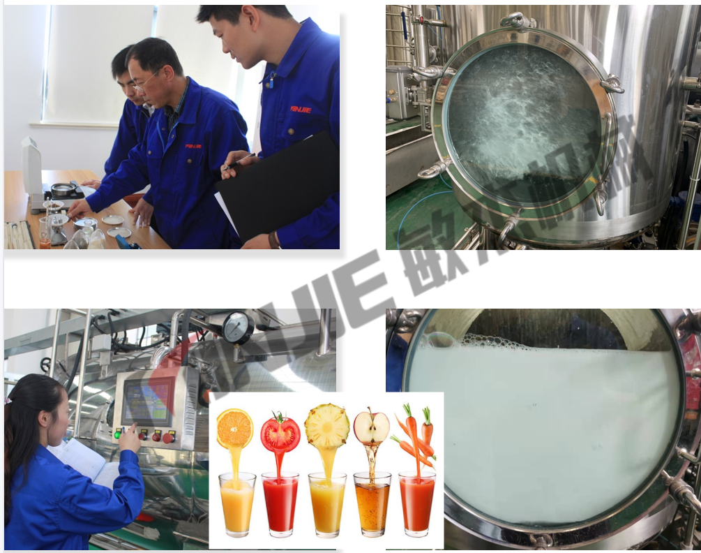 Low temperature  juice machine vacuum evaporator  