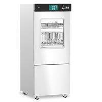 Automatic Laboratory Glassware Washing and Drying with Three Layers of Cleaning Basket