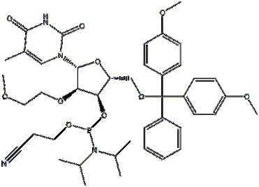 DMT-2'-O-MOE-T-CE-Phosphoramidite