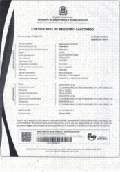 Drug Registration Certificate - Dominica