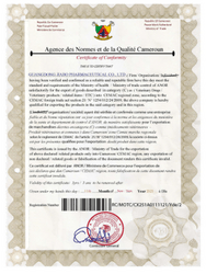 Drug Registration Certificate - Cameroon