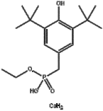 Calcium bis[monoethyl(3,5-di-tert-butyl-4-hydroxylbenzyl)phosphonate]