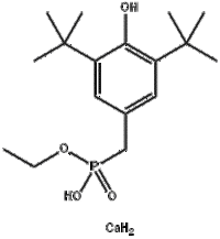 Calcium bis[monoethyl(3,5-di-tert-butyl-4-hydroxylbenzyl)phosphonate]