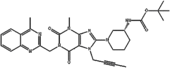 Tert-butyl((3s)-1-(7-(but-2-yn-1-yl)-3-Methyl-1-((4-Methylquinazolin-2-yl)Methyl)-2,6-dioxo-2,3,4,5,