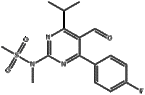 4-(4-Fluorophenyl)-6-isopropyl-2-[(N-methyl-N-methylsulfonyl)amino]pyrimidinyl-5-yl-formyl