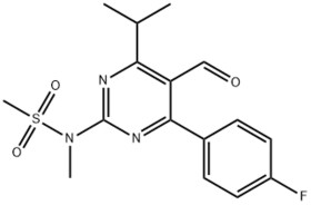 4-(4-Fluorophenyl)-6-isopropyl-2-[(N-methyl-N-methylsulfonyl)amino]pyrimidinyl-5-yl-formyl