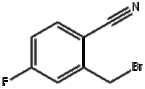 2- cyano -5- fluorine benzyl bromide