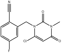 2-((6-chloro-3-Methyl-2,4-dioxo-3,4-dihydropyriMidin-1(2H)-yl)Methyl)-4-fluorobenzonitrile