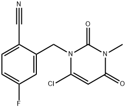 2-((6-chloro-3-Methyl-2,4-dioxo-3,4-dihydropyriMidin-1(2H)-yl)Methyl)-4-fluorobenzonitrile