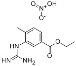 3-[(aminoiminomethyl)amino]-4-methyl-benzoic acid ethyl ester mononitrate