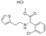 D-(+)-Methyl-alpha-(2-thienylethamino)(2-chlorophenyl)acetate hydrochloride