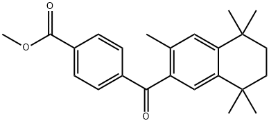 Methyl4-[(5,6,7,8-tetrahydro-3,5,5,8,8-pentamethyl-2- nap hthalenyl)carbonyl] benzoate